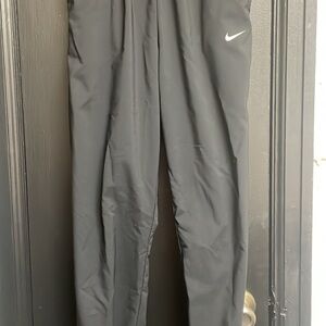 Nike Men's Black Joggers with White Logo
